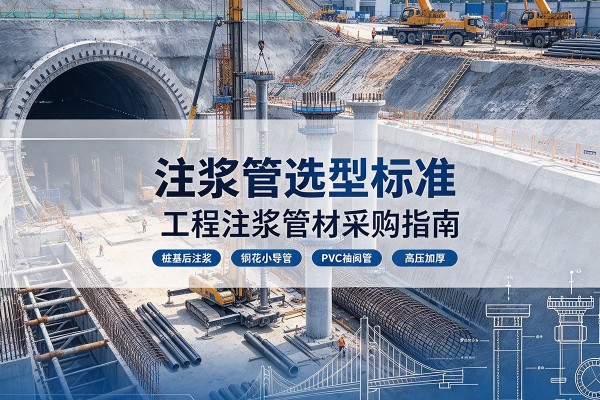 铜陵注浆管选型标准